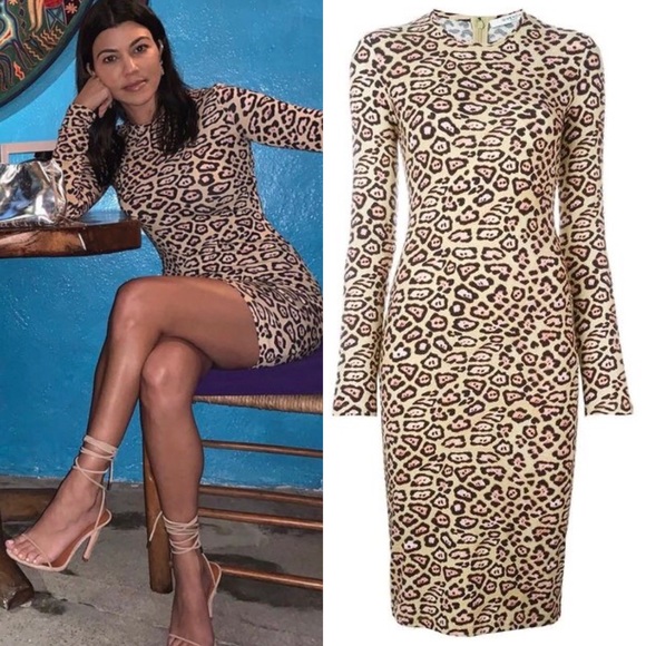 Givenchy Dresses & Skirts - NEW! GIVENCHY Collection Jaguar Leopard Midi Dress